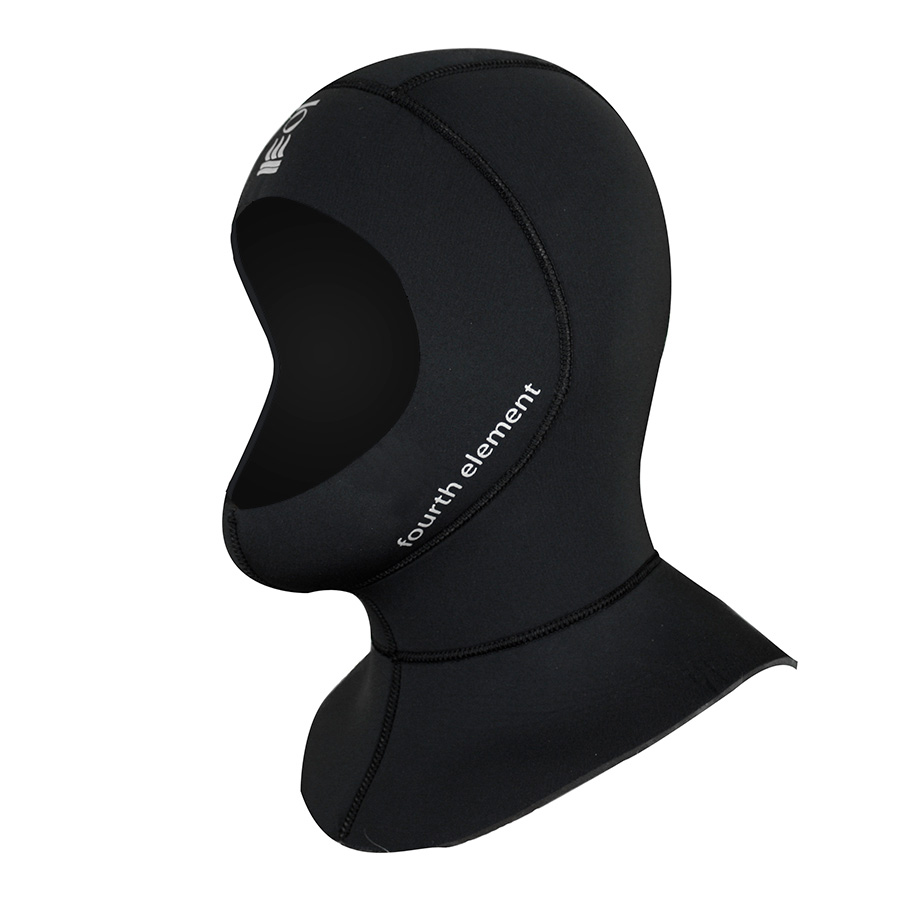 Shot of Fourth Element 7mm cold water neoprene hood
