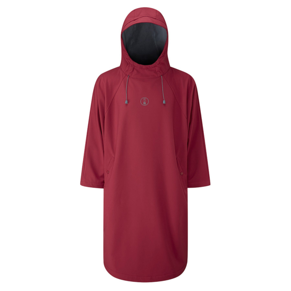 Red poncho by Fourth Element