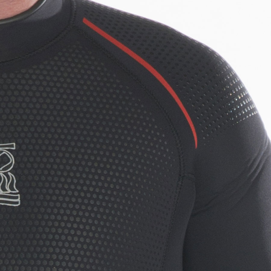 Close-up of Proteus II wetsuit by Fourth Element